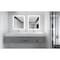 Castello Usa Nile 84-inch Gray Vanity Set with White Top and Chrome Handles CB-MC-84G-CHR-2053-WH - alternate 2